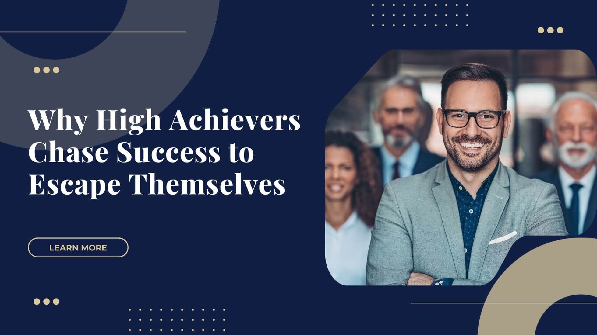 Executive reflecting on inner growth